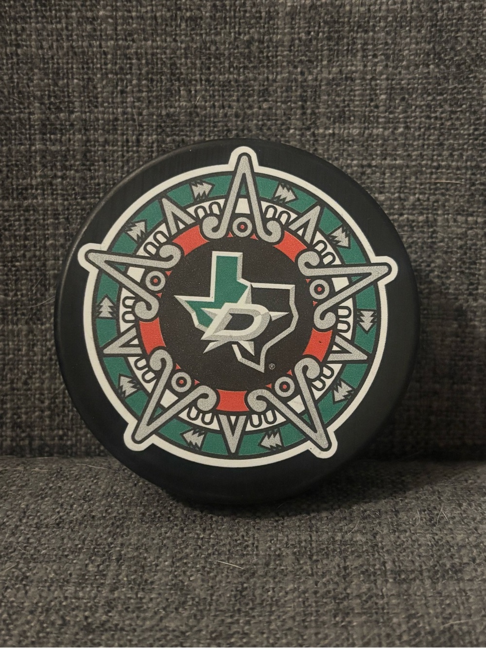 Dallas Stars NHL Hispanic Heritage Night Hockey Puck